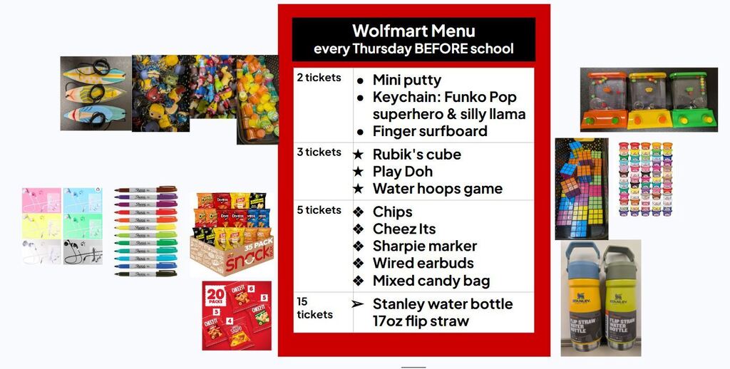 WolfMart Menu for Thursday