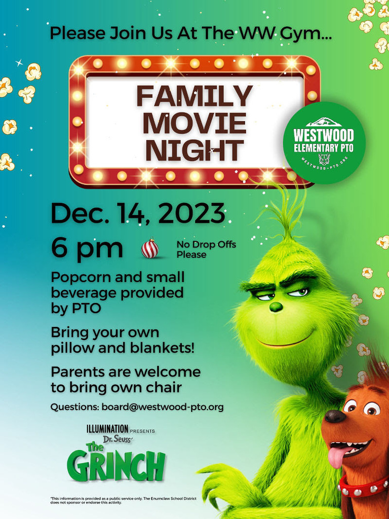 Movie Night - Thursday at 6 PM