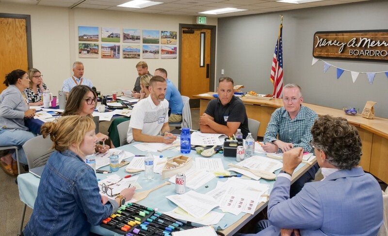 The district’s 27-person leadership team spent three days earlier this month examining student achievement data, discussing effective instruction, and setting goals in math, reading, attendance, and graduation rates.