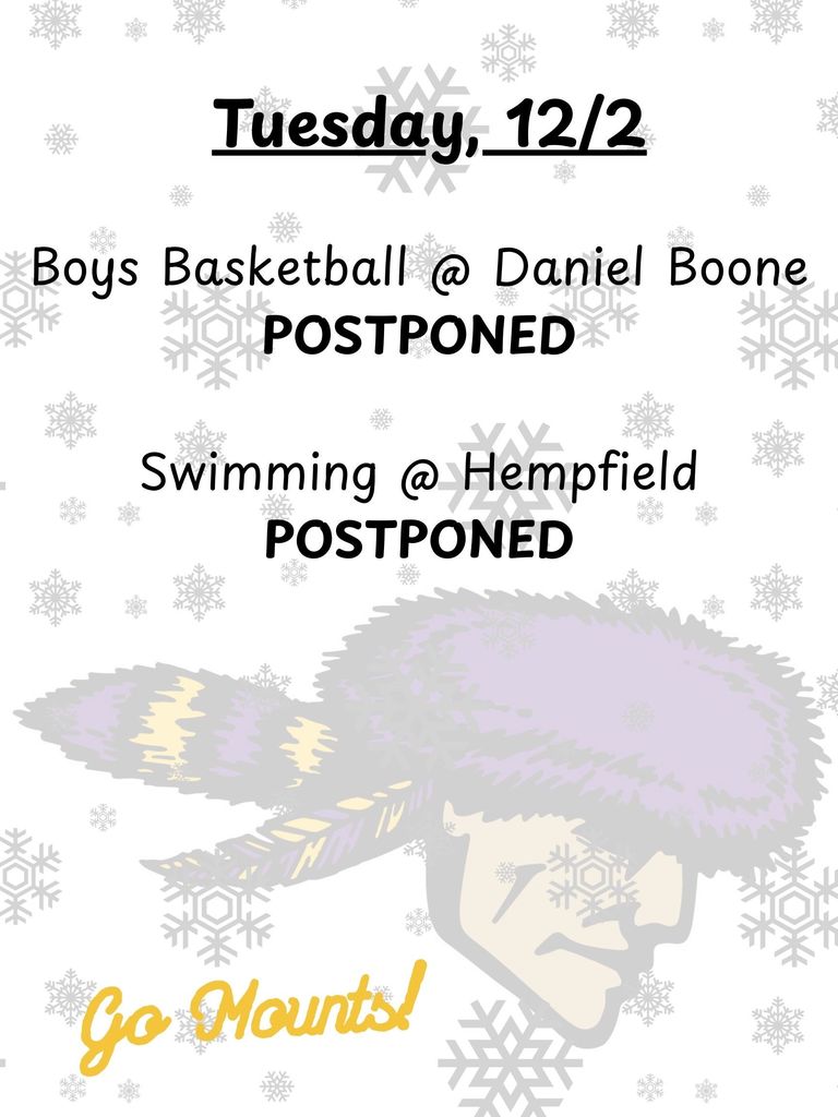 12/2 postponed