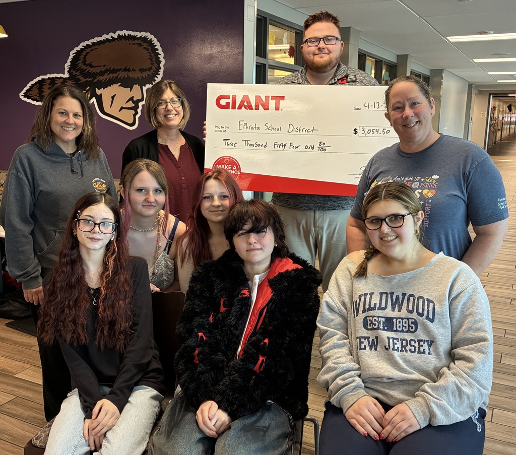 Giant check presentation
