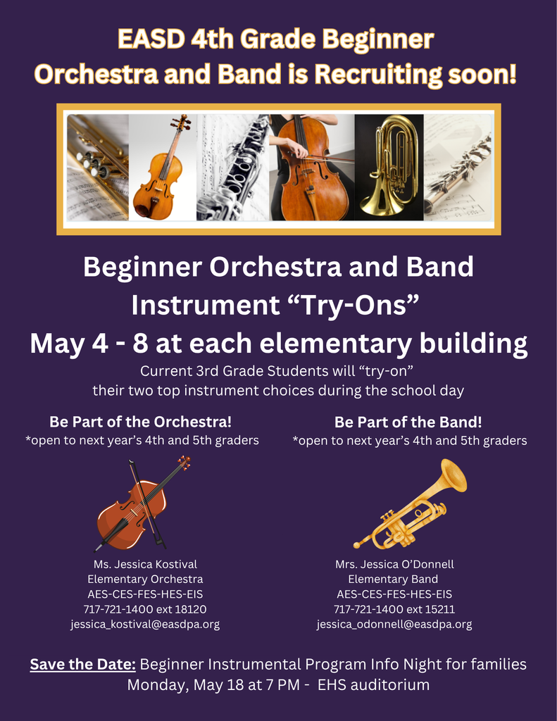 Flier - Beginner Orchestra and Band Night