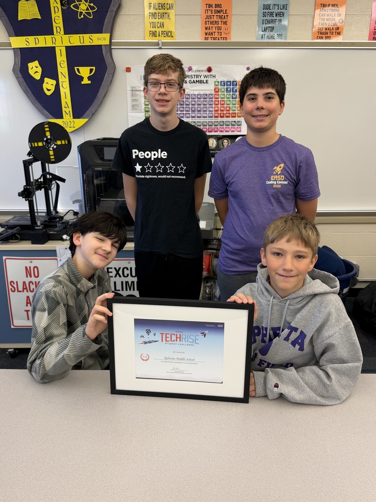 NASA TechRise 2026 7th graders