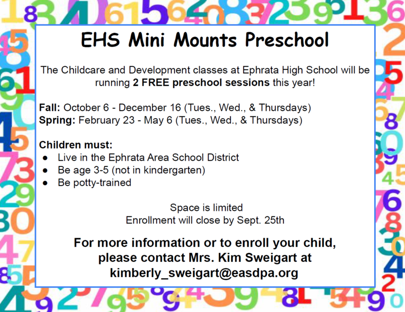 Mini Mounts Preschool