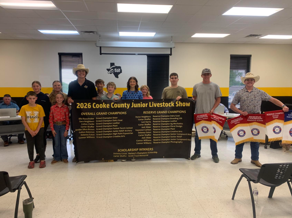 2026 Cooke County Junior Livestock Show Winners