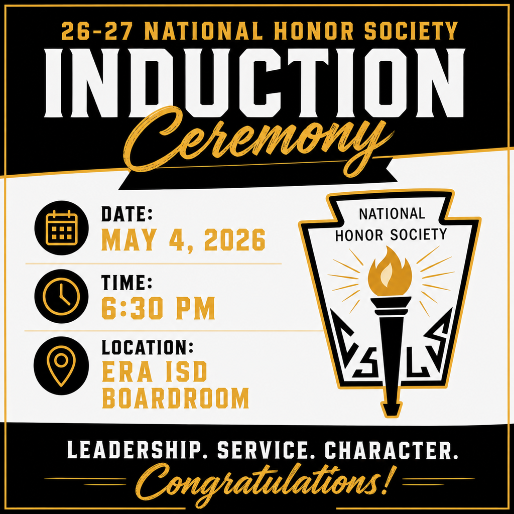 26-27 NHS Member Induction Ceremony Details
