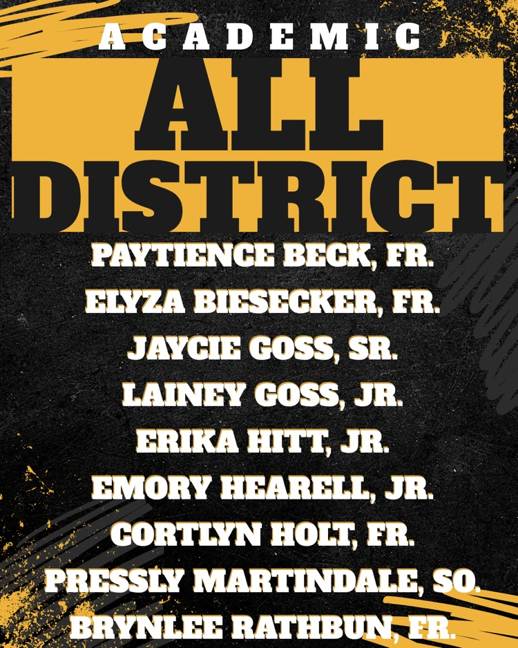 2026 All District Softball