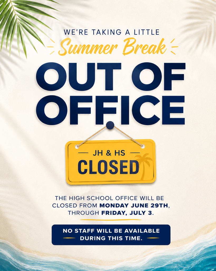 Secondary Office Summer Break