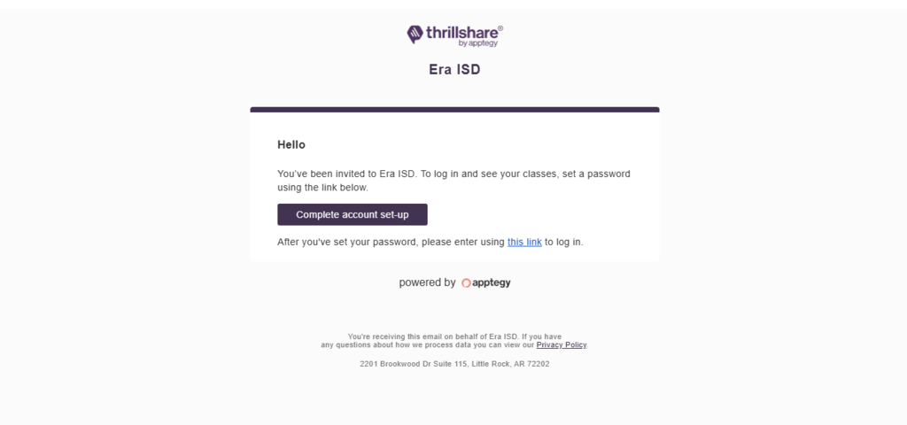 Thrillshare Email