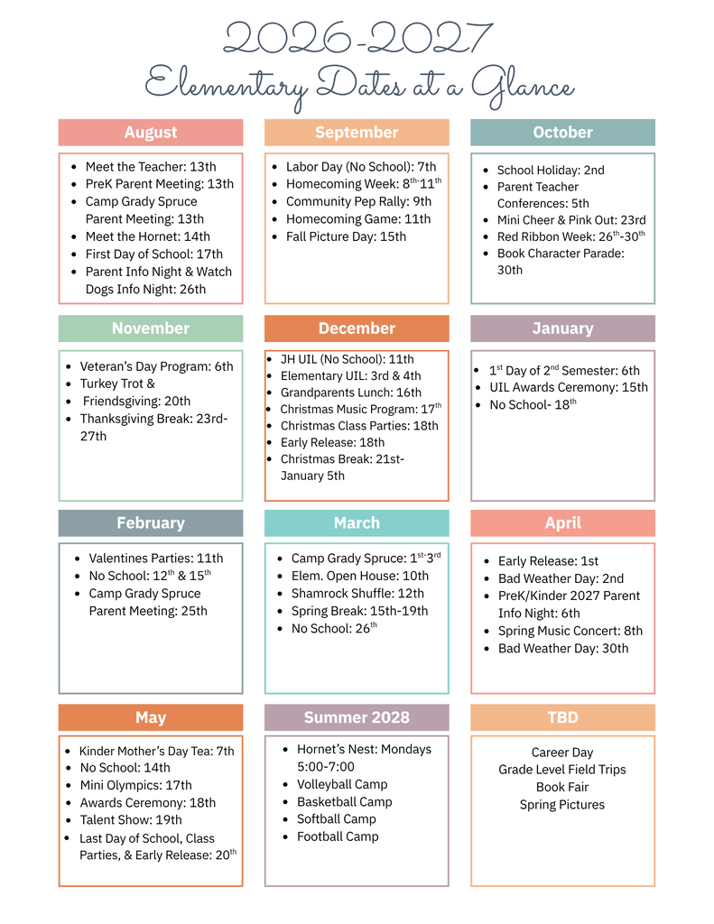 Year at a Glance