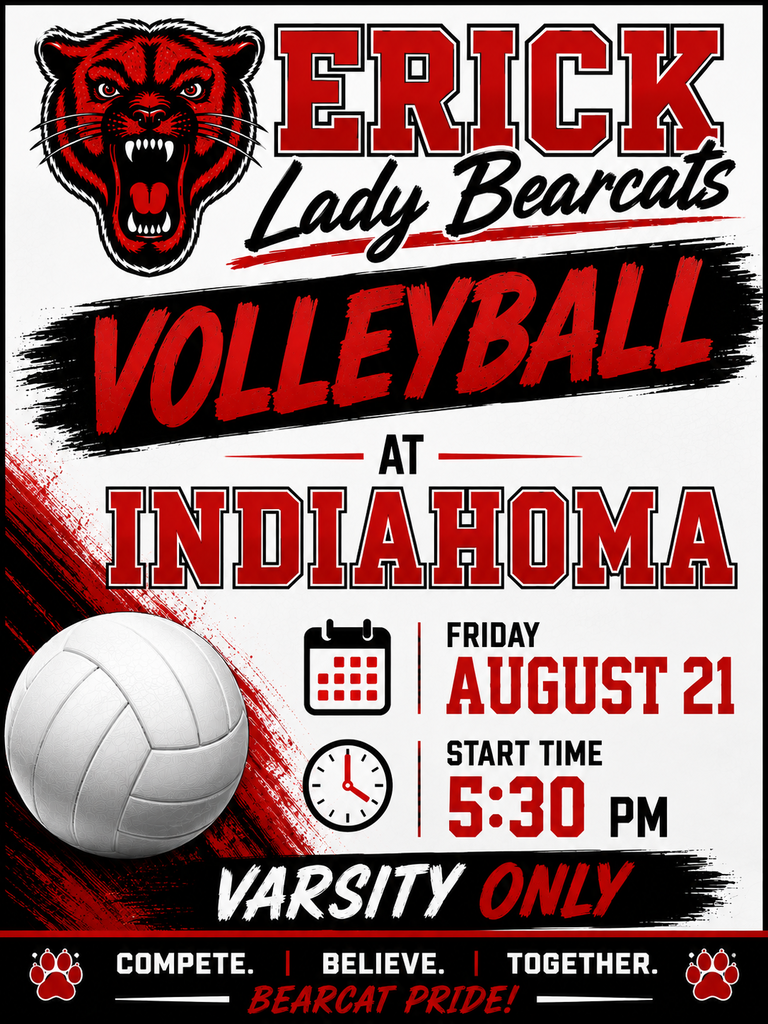HS Volleyball. Friday, Aug 21. Varsity only, 5:30 start.