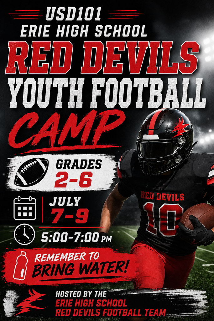 youth football camp flyer