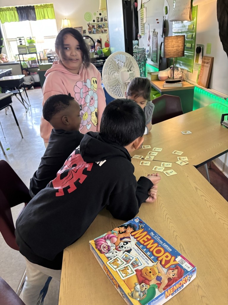 Students are playing a game together and practicing respectful play!