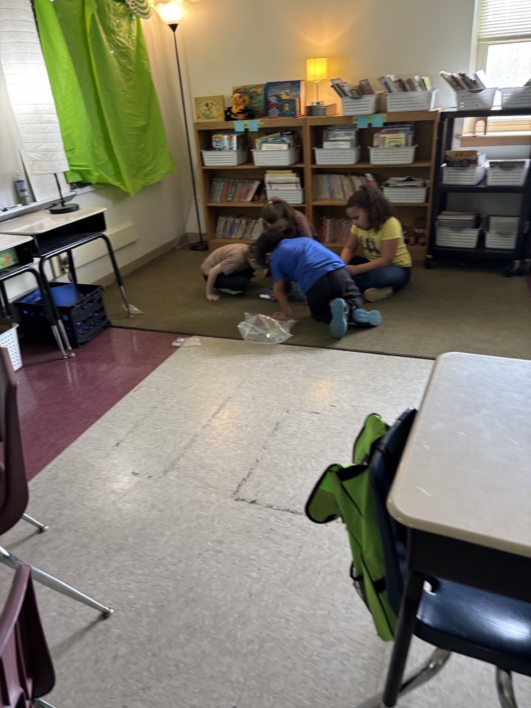 Students are playing a game together and practicing respectful play!