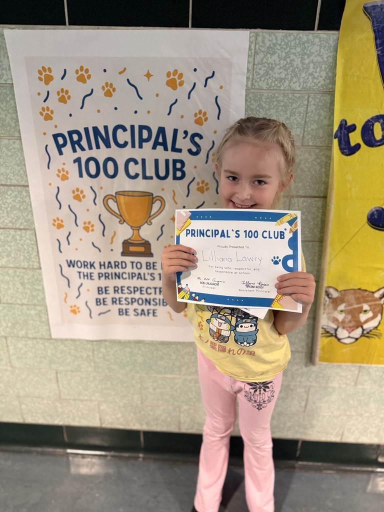 Principal 100 Club Winner!