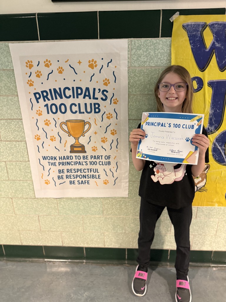Principal 100 Club Winner!
