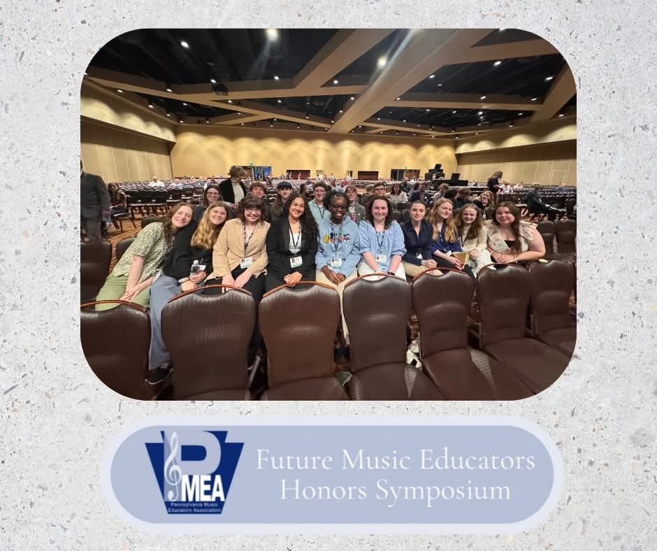 This group photographs includes all of the Collegiate Academy students who represented our school at the Future Music Educators Honors Symposium. ors 