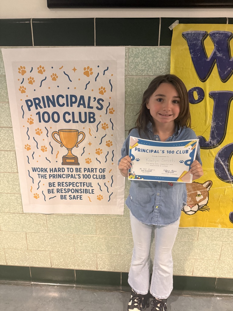 student who won Principal 100 club this week
