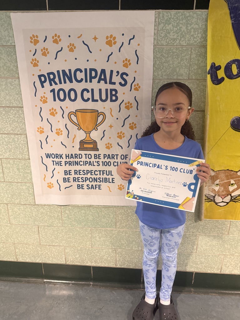 student who won Principal 100 club this week