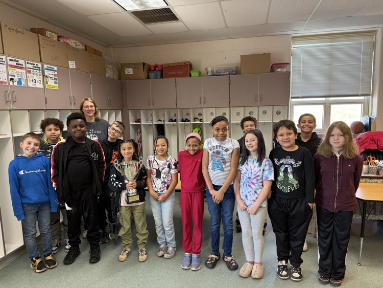 April 3rd Grade Monthly Attendance Trophy Winners  