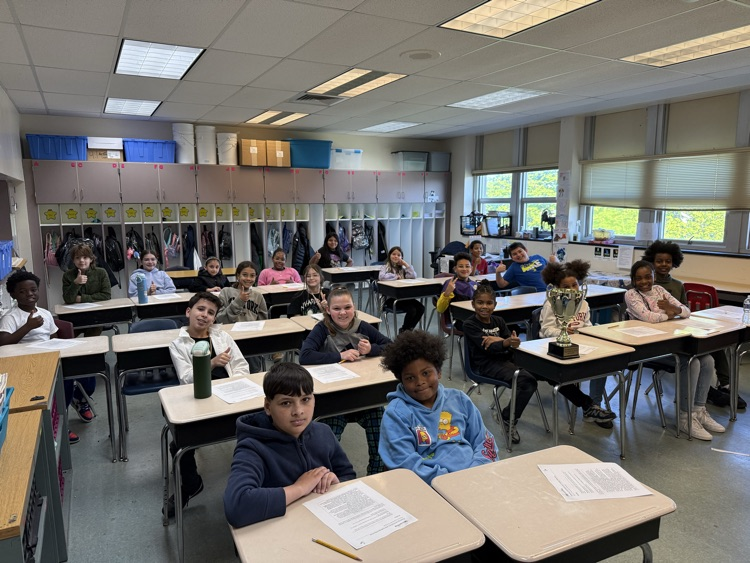 April 4th Grade Monthly Attendance Trophy Winners  
