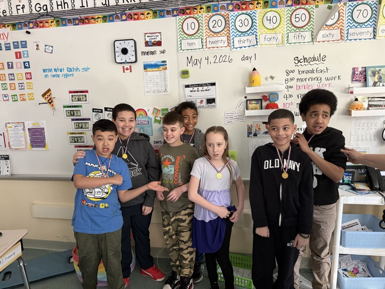 April Autistic Support Monthly Attendance Trophy Winners  