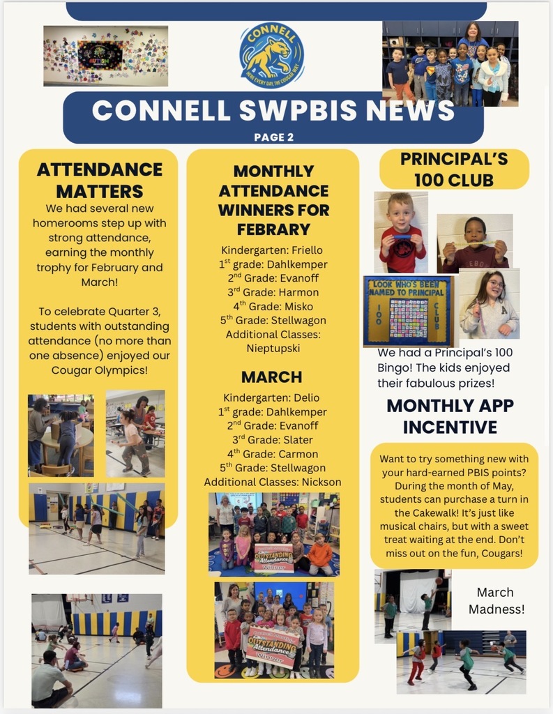 connell swpbis news for quarter 3. 