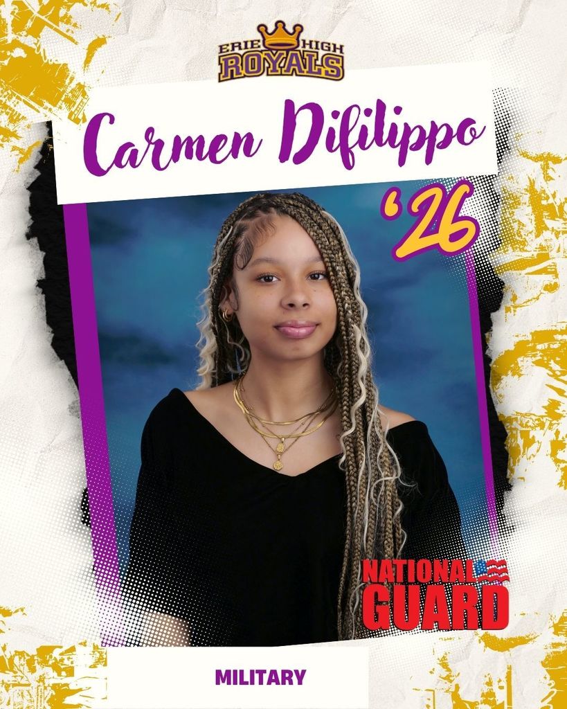 Erie High senior class photo of Carmen Difilippo.