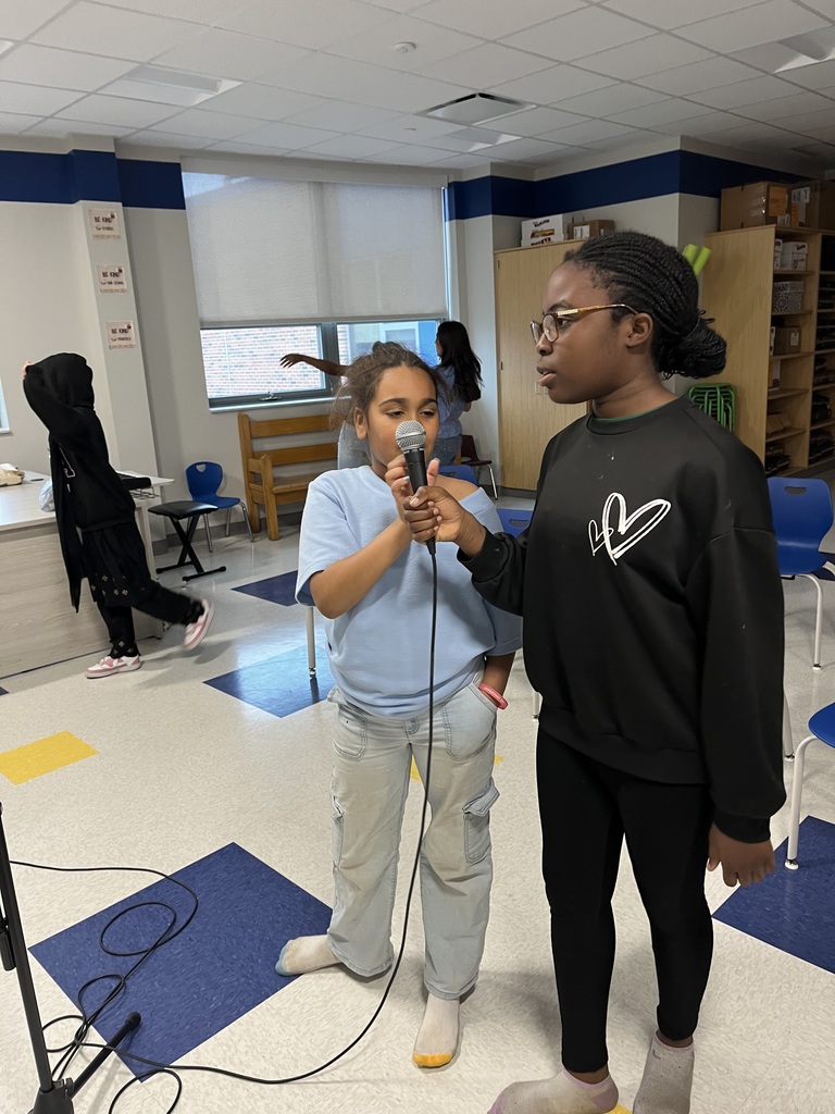 Students in Karoke after school enrichment program.