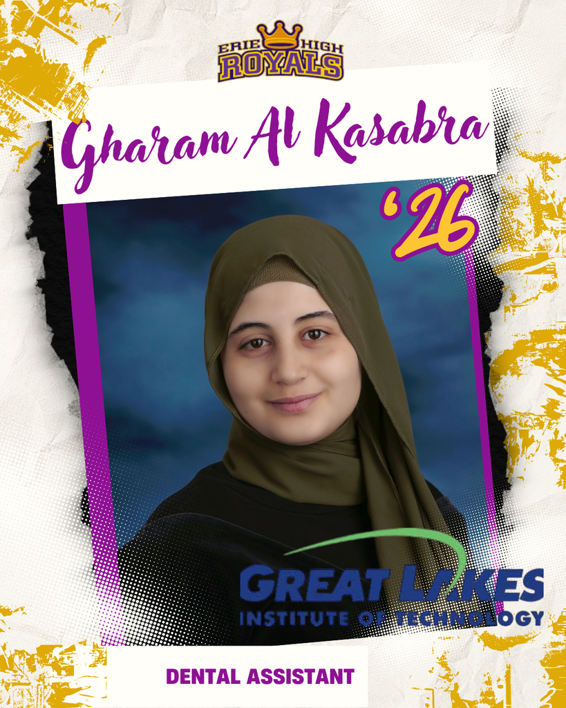 Erie High Senior Gharam Al Kasabra