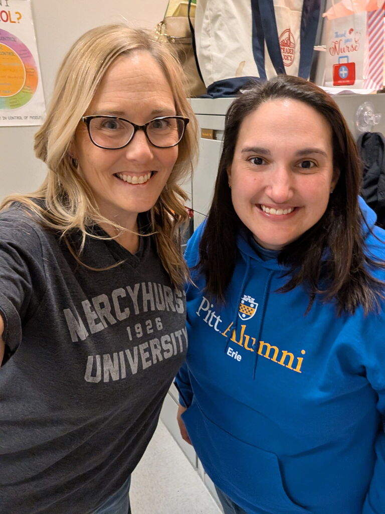 Edison staff wearing shirts that represent something important to them.