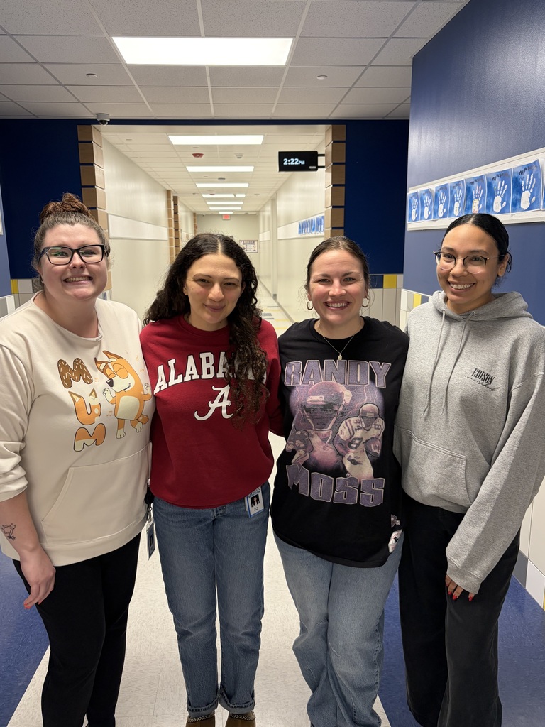 Edison staff wearing shirts that represent something important to them.