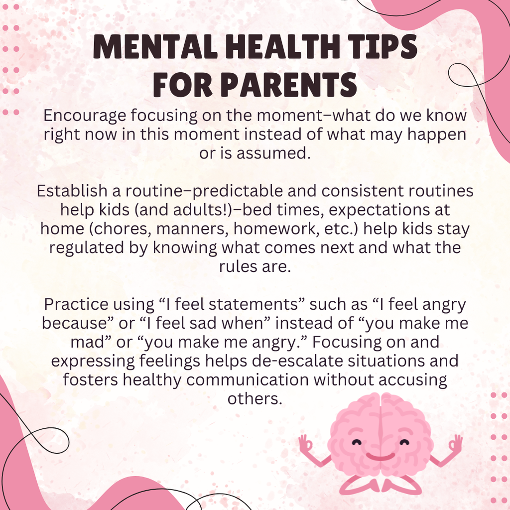 mental health tips for parents