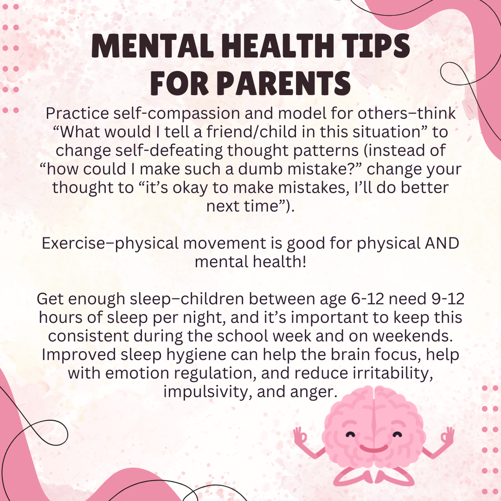 Mental health tips for parents