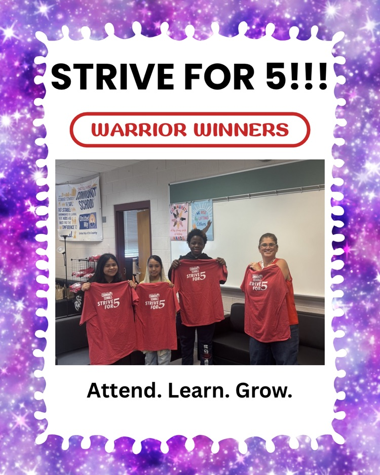 final strive for five winners of the 2025-2026 school year