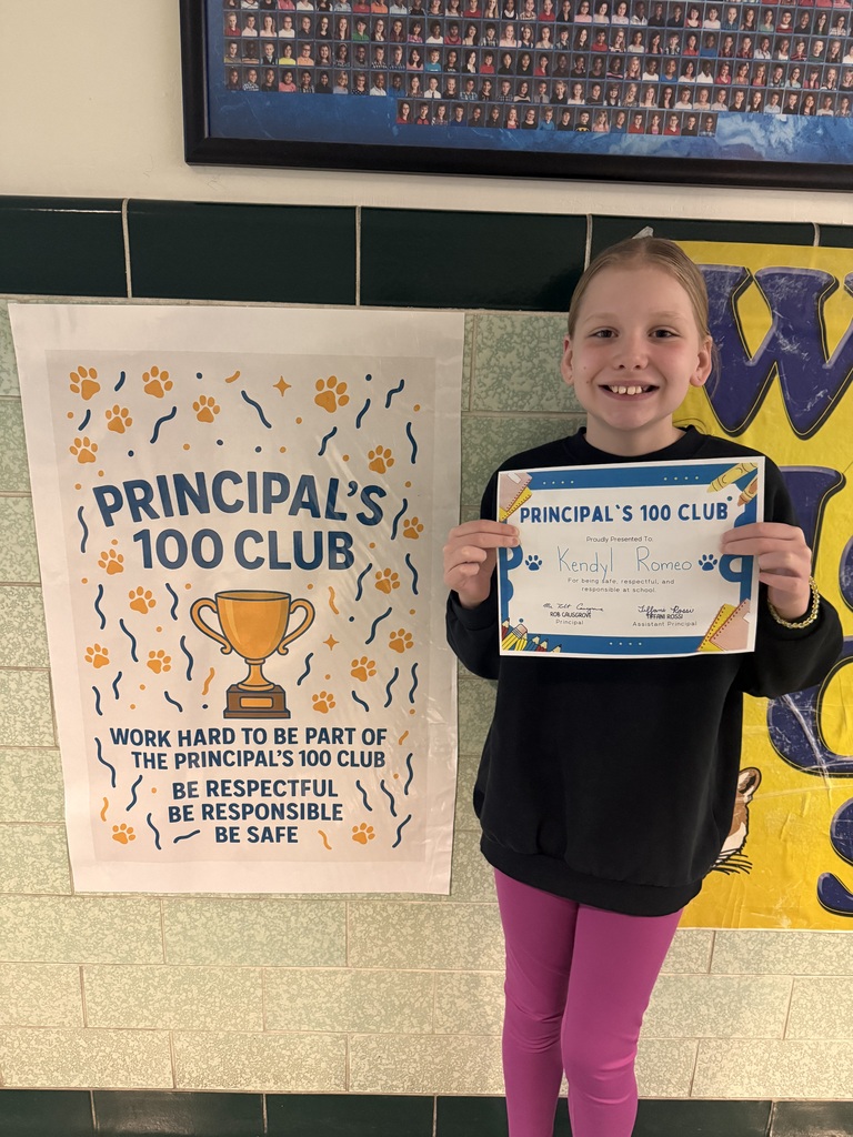 principal 100 club winner with certificate