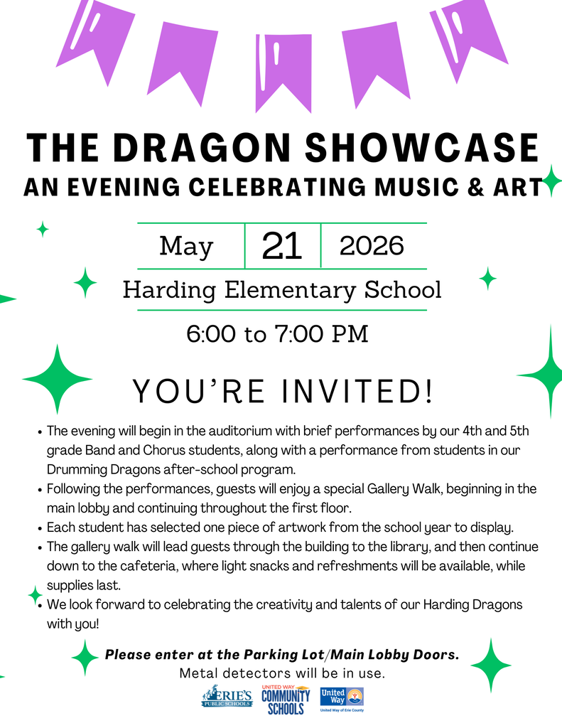 Dragon Showcase Flyer for Family Engagement Event on 5/21/26 from 6:00-7:00 PM