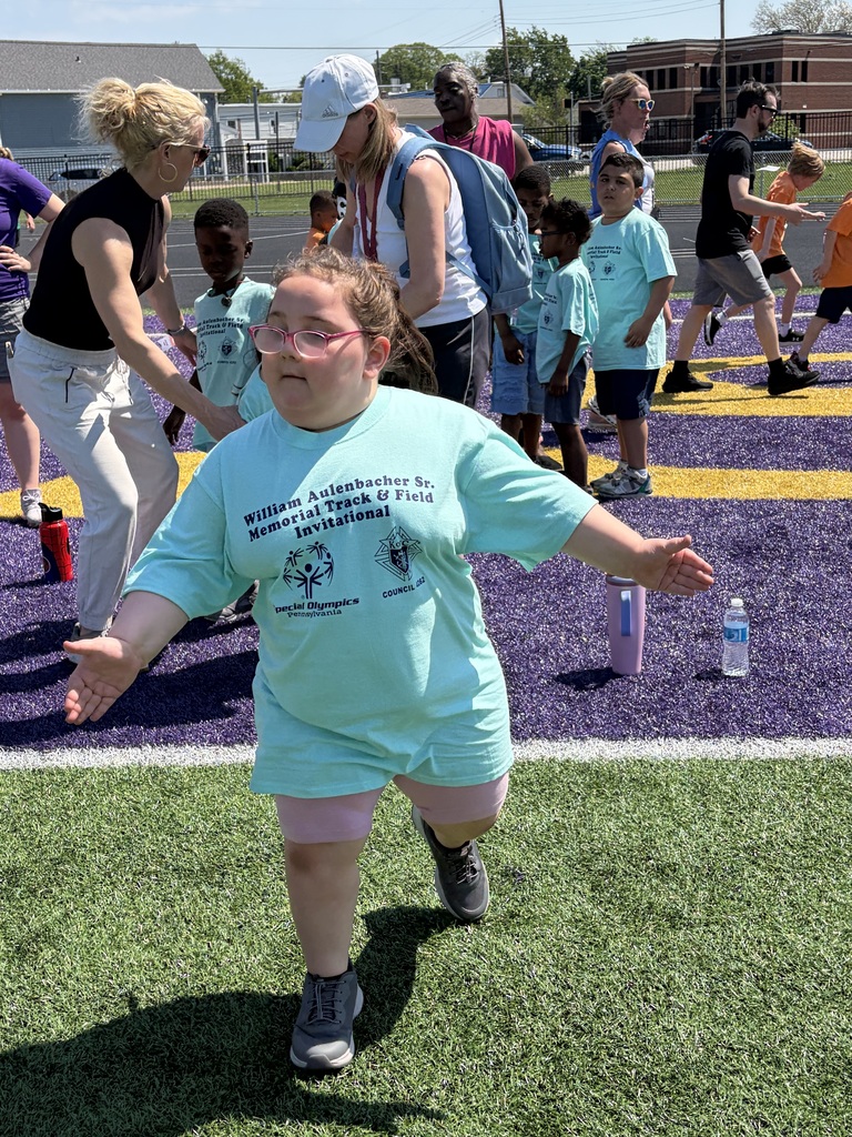 student participating in special Olympic