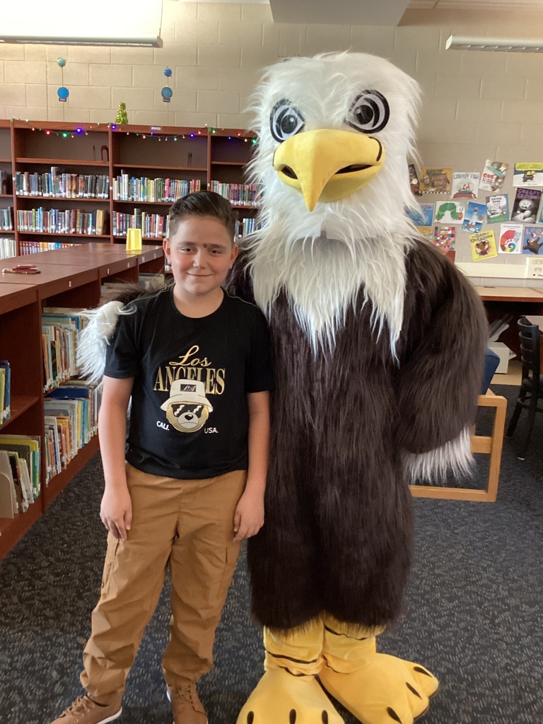 Diehl Eagle with student