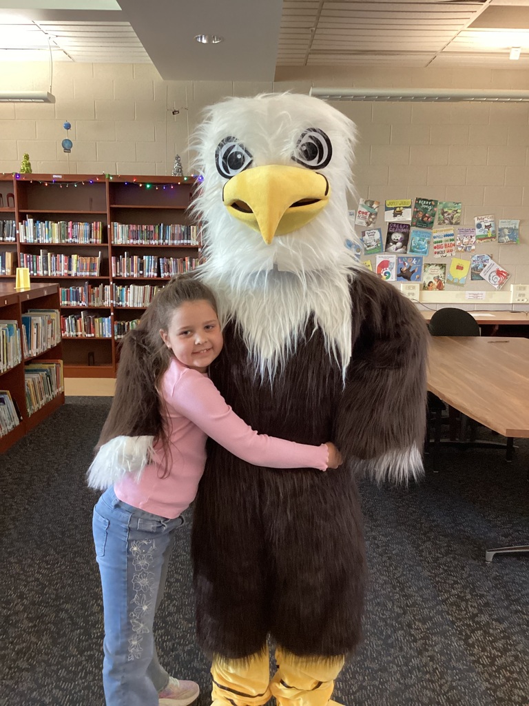 Diehl Eagle with student