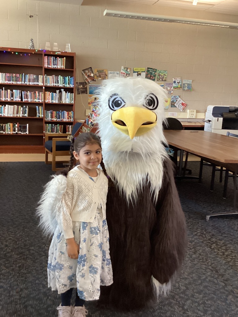 Diehl Eagle with student