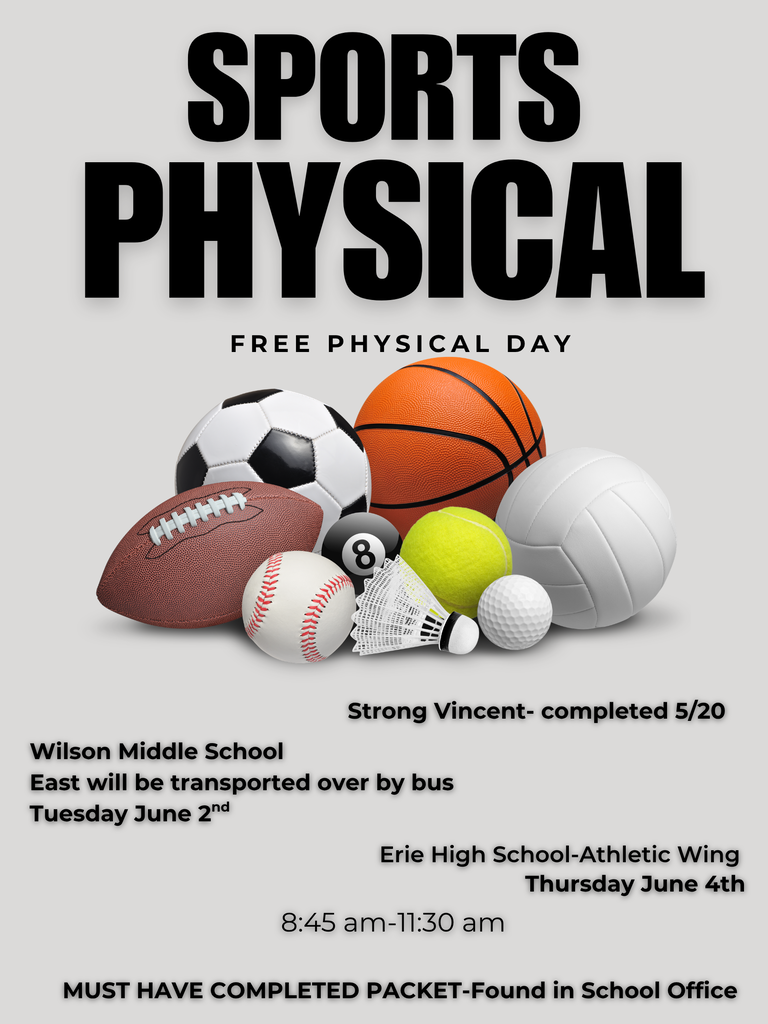 Free Sports Physical Flyer.