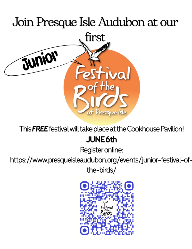 Festival of the Birds of Presque Isle flyer.