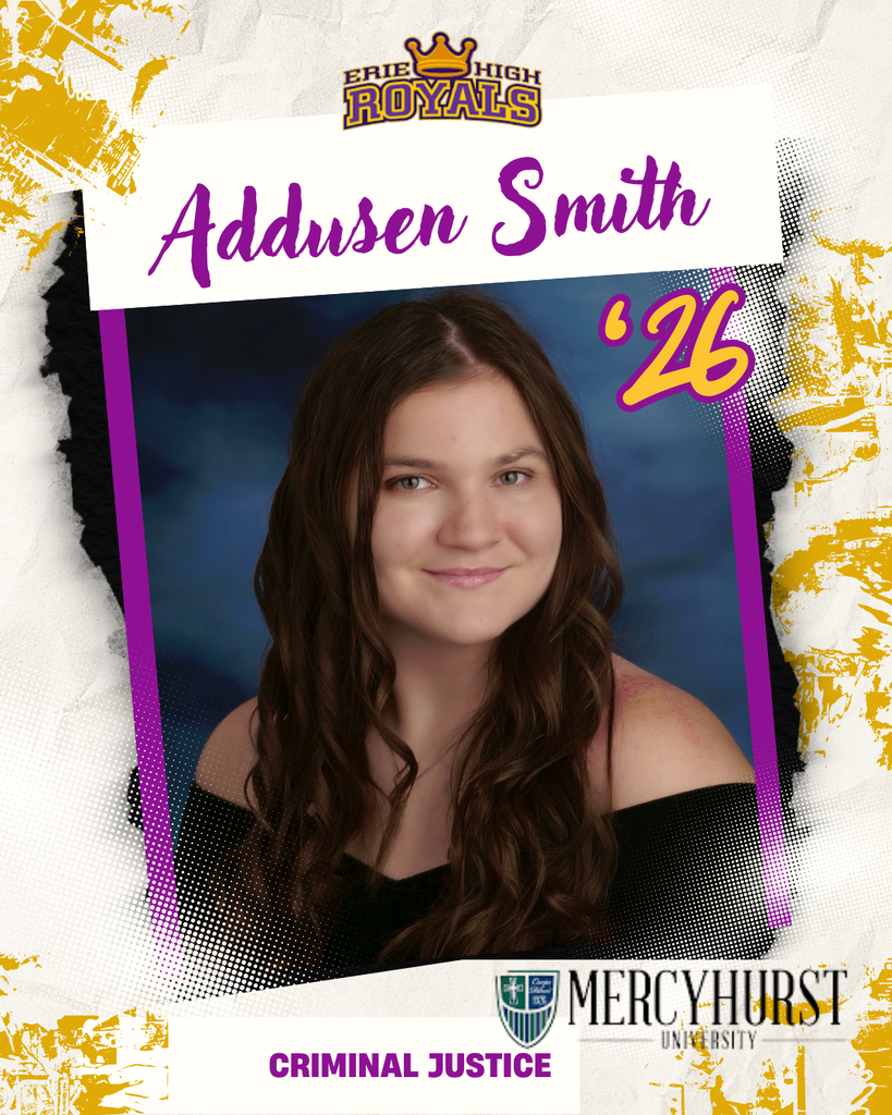Erie High Senior photo of Addusen Smith