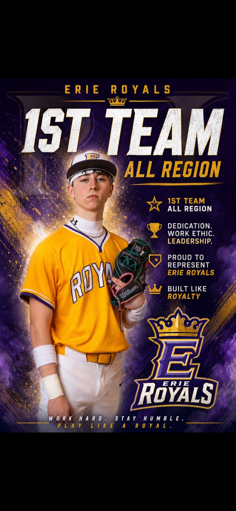 1st Team All Region flyer.