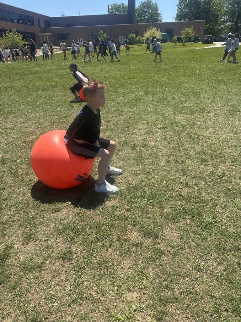 Kids at field day