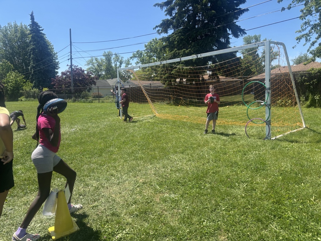 Kids at field day
