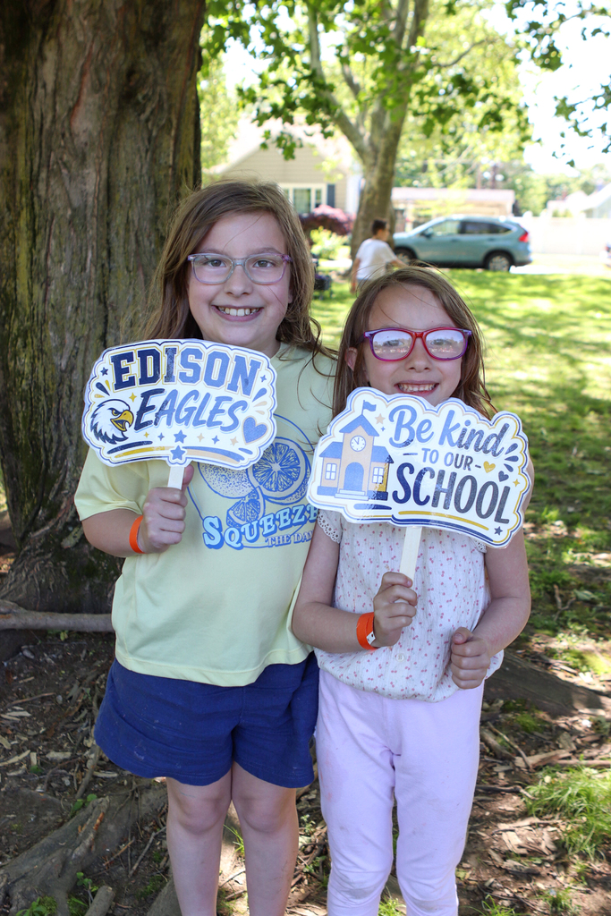 Edison family posing for a picture.