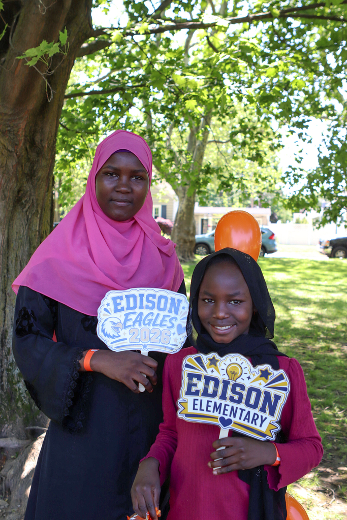 Edison family posing for a picture.