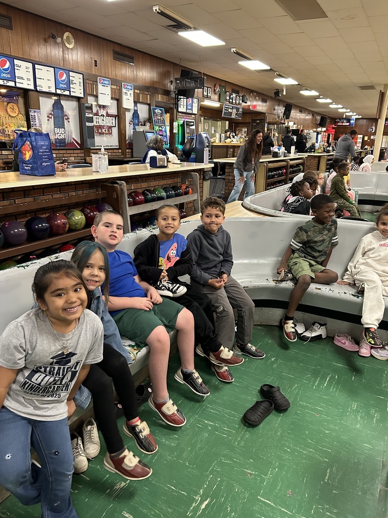Students bowling